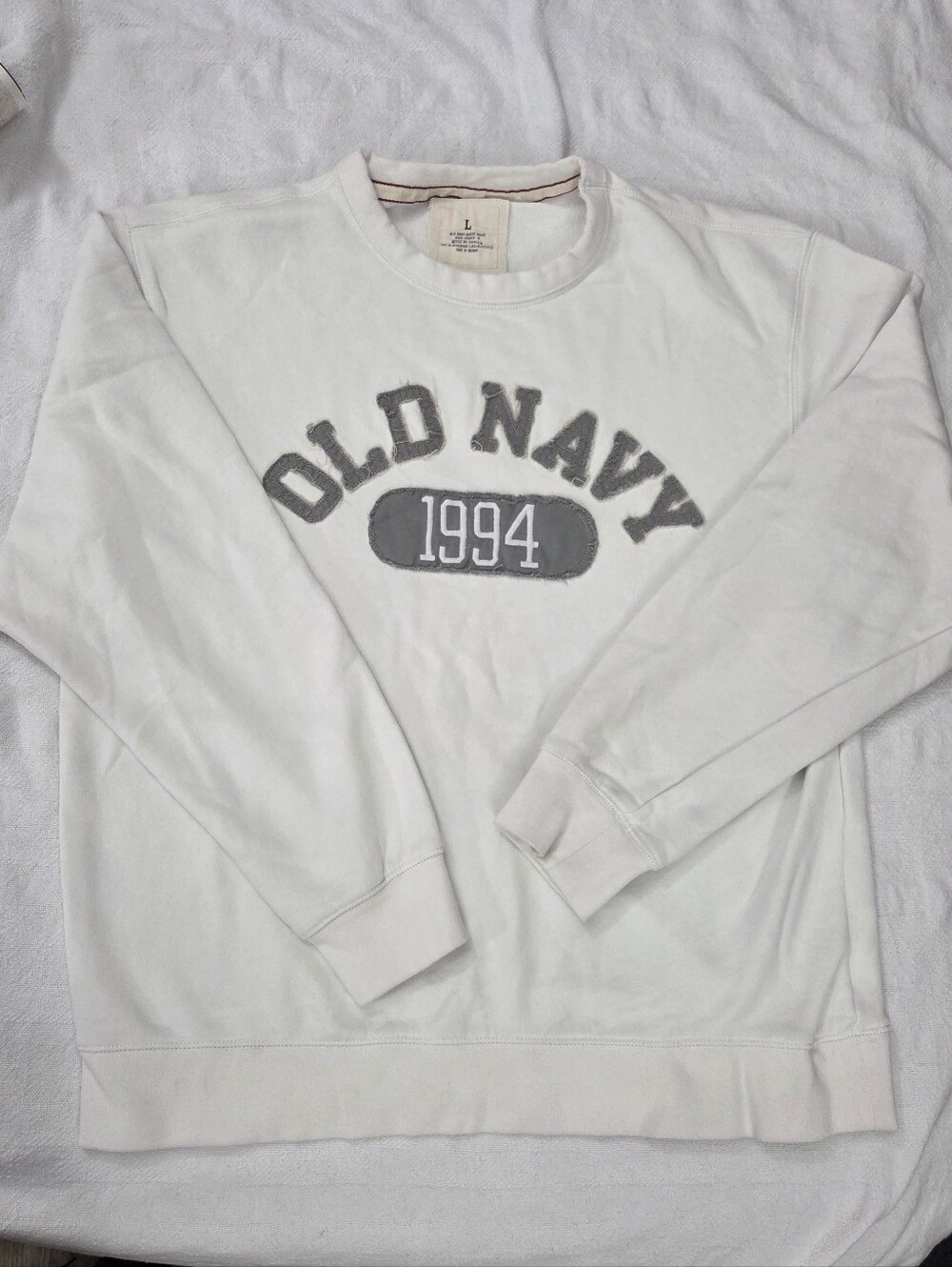 Old Navy Mens White Sweatshirt 2 for$20